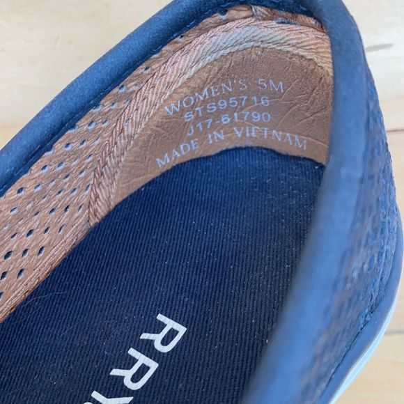 Sperry Seaside Perforated Leather Slip On - Picture 8 of 8